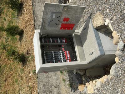 FILENIT Kabelverteilkabine FVK 1 kompl. nach EN61439-5 mit Betontüren / 4-polig