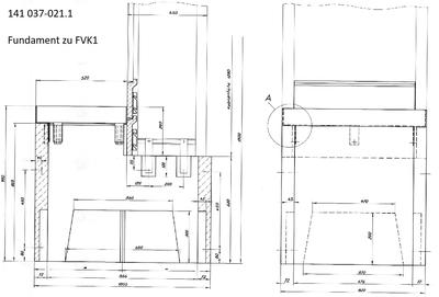 FS1 FILENIT Fertigfundament - 2-teilige Schachtabdeckung EN124: Klasse A15