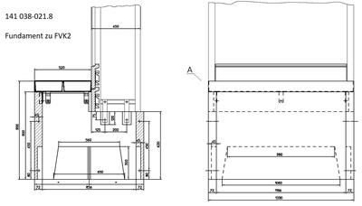 FS2 FILENIT Fertigfundament - 2-teilige Schachtabdeckung EN124: Klasse B125