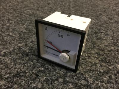 Bimetall-Ampèremeter pronutec "Whiteline" 1000A / 5A