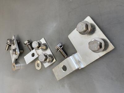 Zweifachanschluss EUROSWITCH DIN2/3 (kurz) mit Anschlussraumabdeckung
