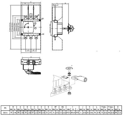 TELERGON Lasttrennschalter S6 - 500A