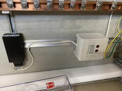 Komplettset Hygrotherm und Heizung für Verteilkabinen Einsatz