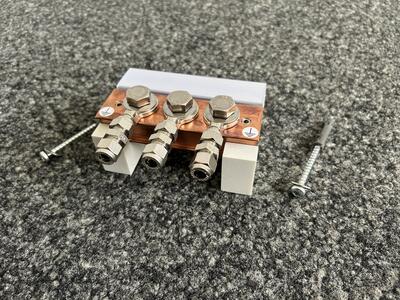 Potentialausgleichsschiene komplett 134mm