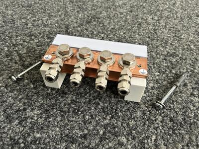 Potentialausgleichsschiene komplett 169mm