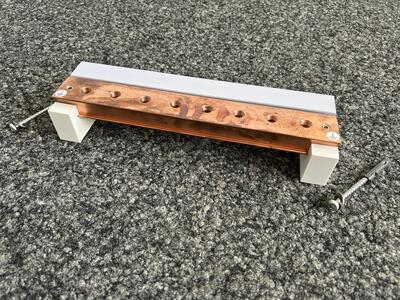 Potentialausgleichsschiene komplett 309mm