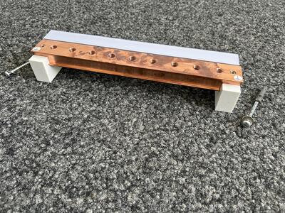 Potentialausgleichsschiene komplett 344mm