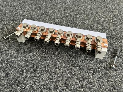 Potentialausgleichsschiene komplett 344mm